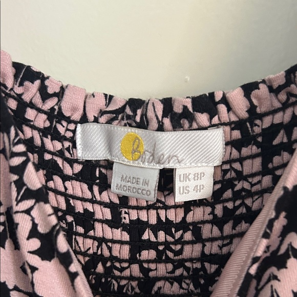 Boden Black and Pink Floral Jumpsuit - Picture 3 of 7